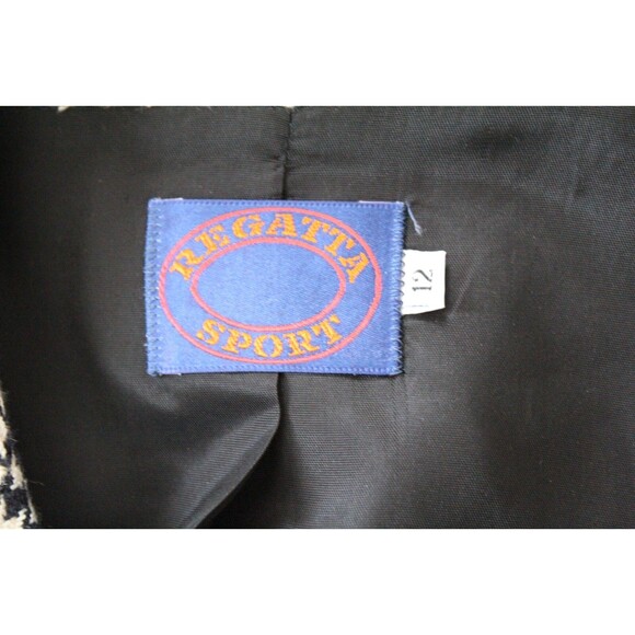 Regatta Sport Blazer Houndstooth Double Breasted Size 12 NOS - Picture 5 of 5